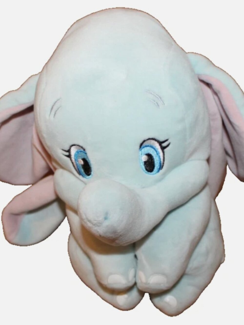 Ty Disney Sparkle Dumbo Plush Toy 10" Medium Sitting Elephant Stuffed Animal